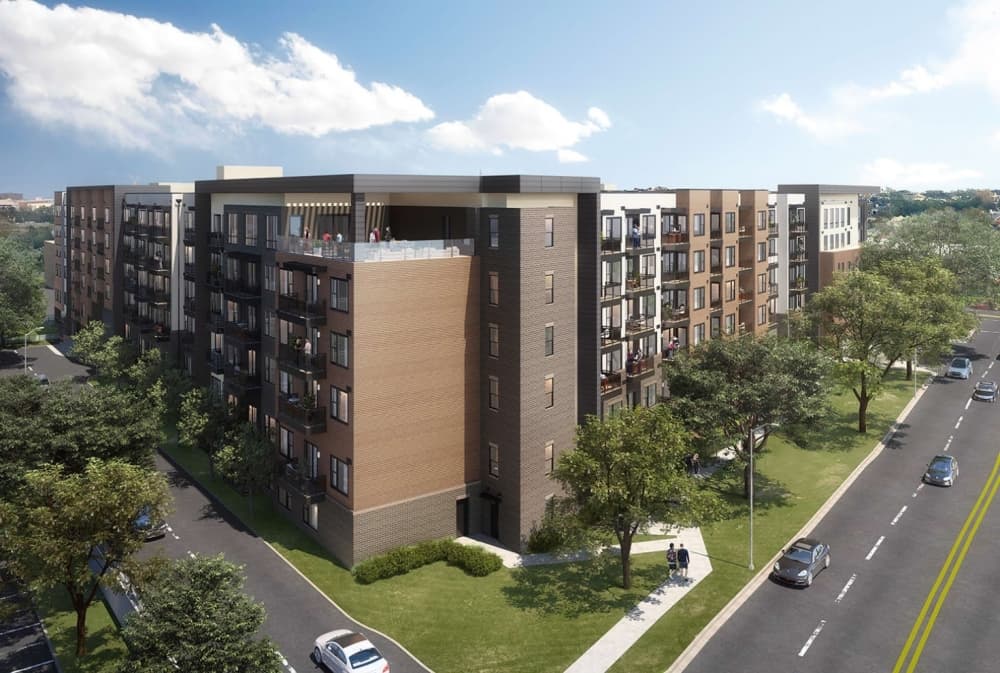 Rendering of The Met apartment complex