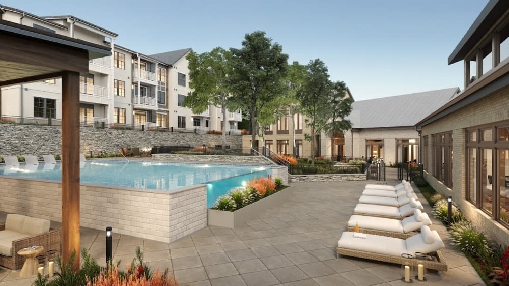 Rendering of Lenox Grand apartment complex