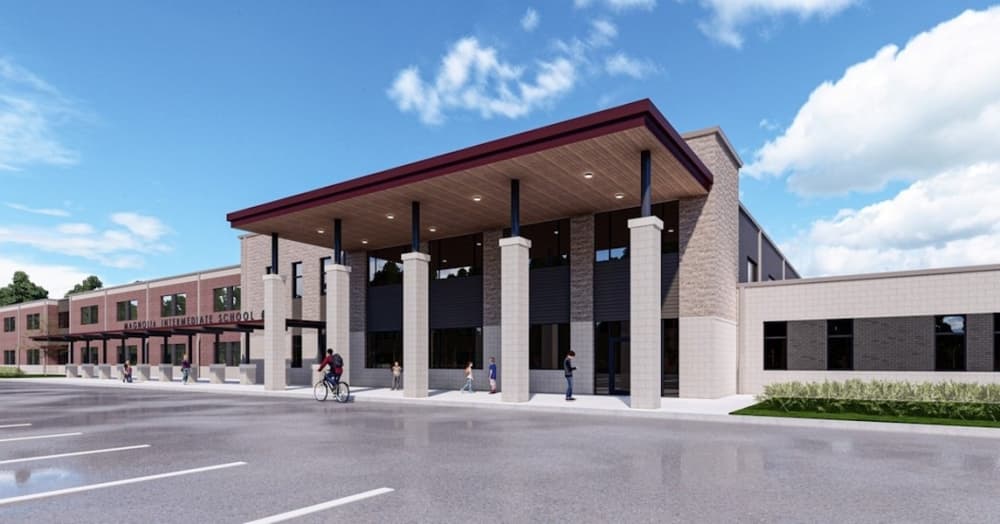 exterior school rendering