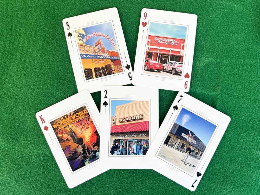 some of the art on the cards