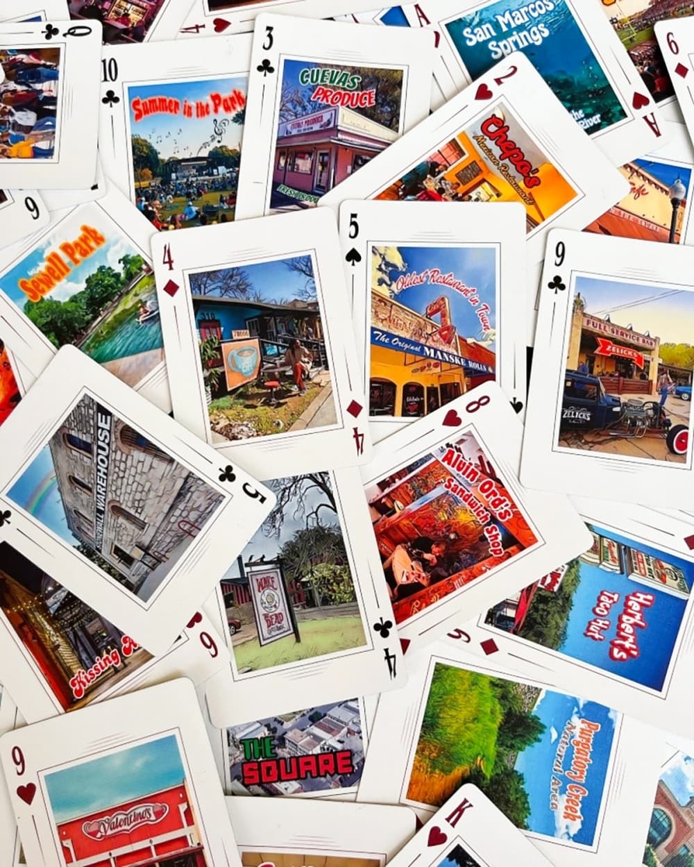 some of the art on the cards