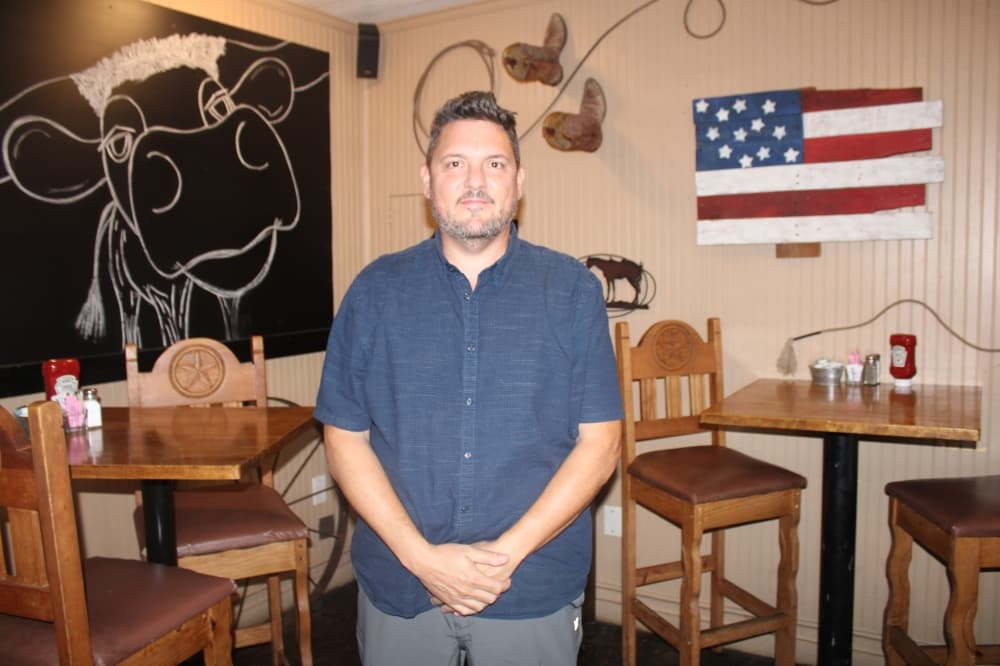 Lucy’s on the Square owner Moises Casillas.