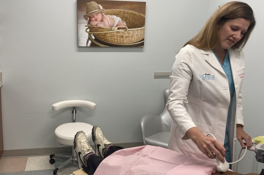doctor in an exam room