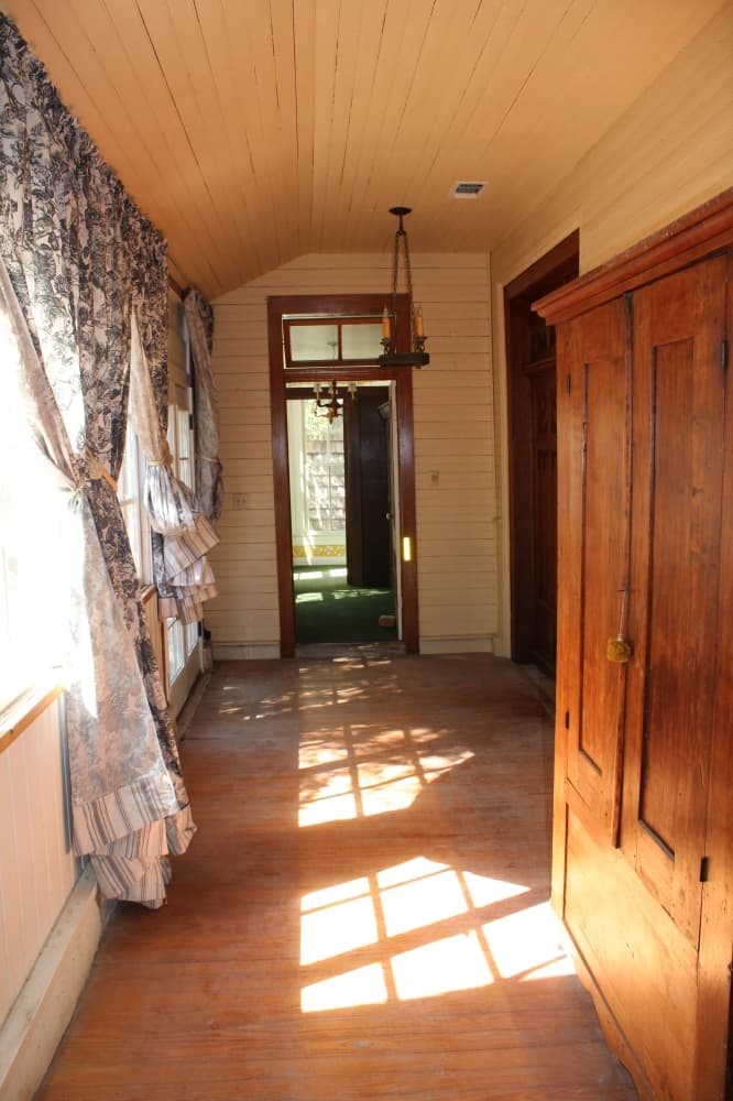 a hallway in the home
