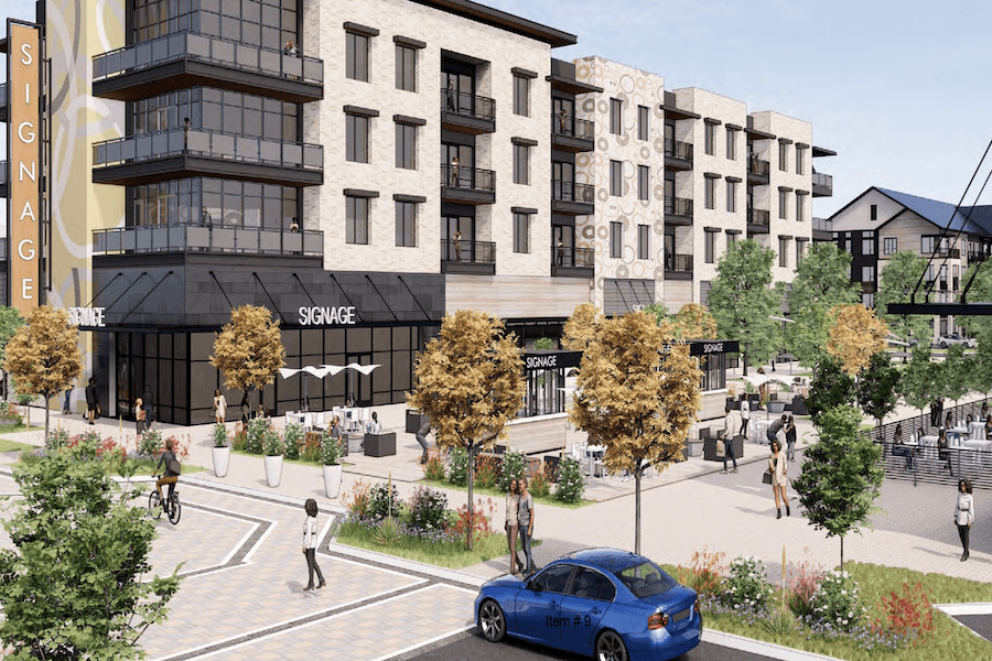 Rendering of multifamily housing
