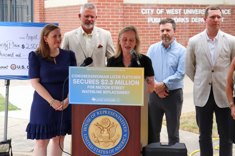 West University Place secures $2.5 million toward Milton Street Water Line project