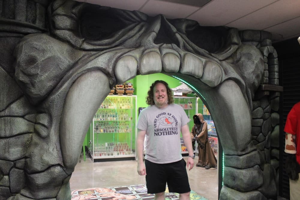 Dallas Vintage Toys owner Shaun Neinast. 