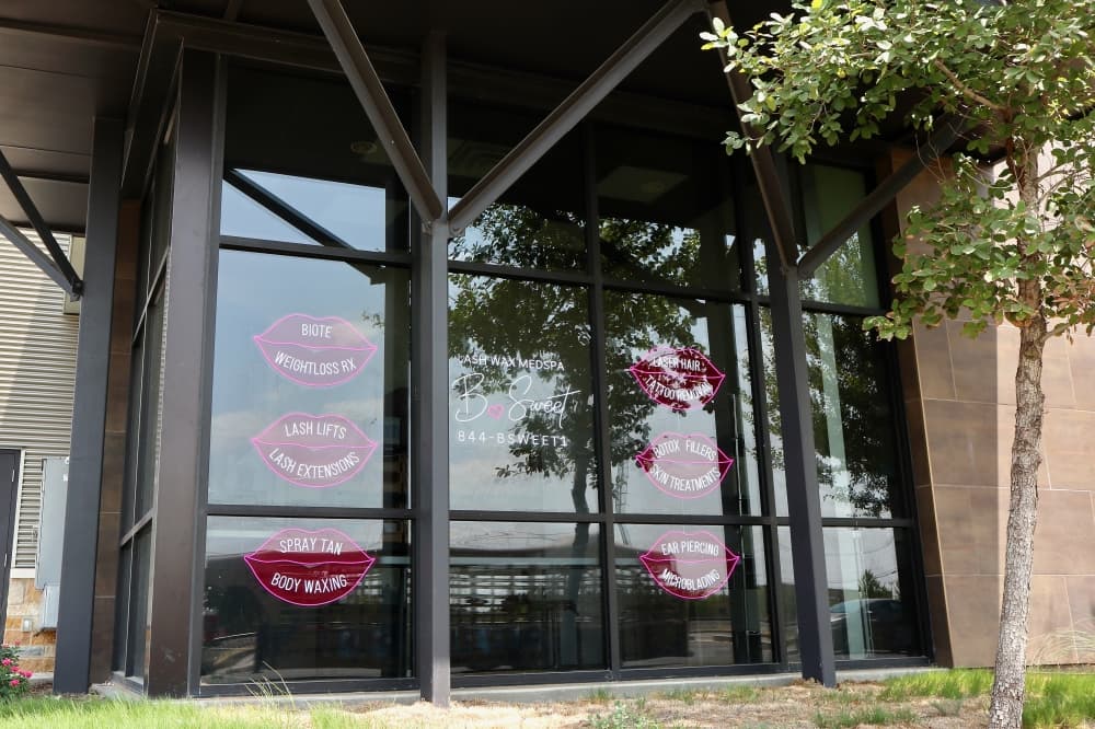 Exterior of the new B. Sweet Med-spa Hutto location