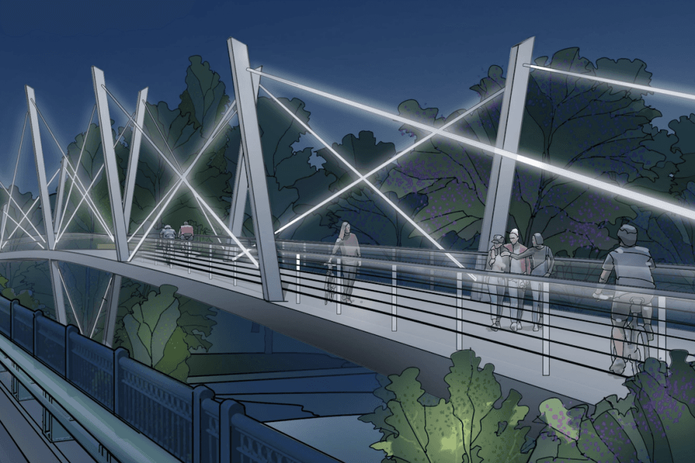Georgetown City Council considers designs for Austin Ave. pedestrian bridge