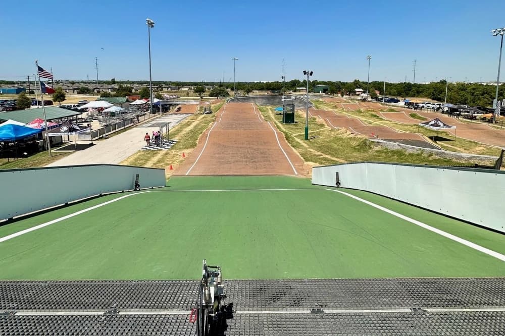Race track at Capitol City BMX
