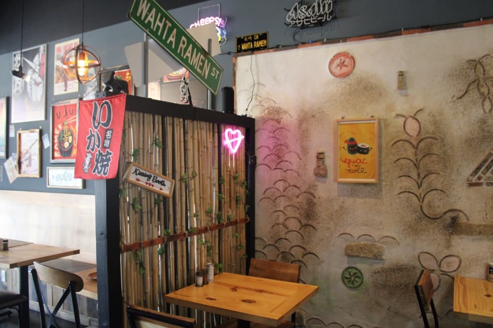 Wahta Ramen interior. 