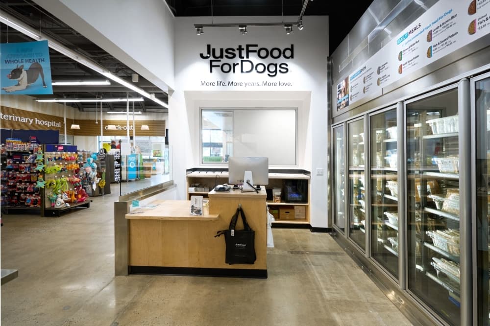 JustFoodForDogs kitchen opening at Petco in Northwest Austin