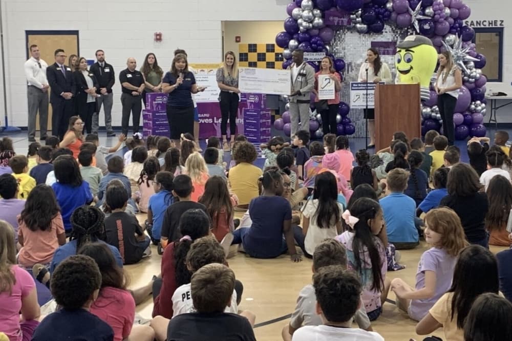 San Antonio auto dealership donates $7,500, supplies to Harmony Hills Elementary School
