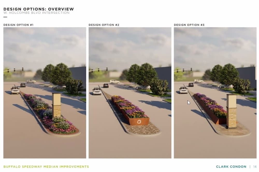 West U City Council debates city entrance signage on Buffalo Speedway