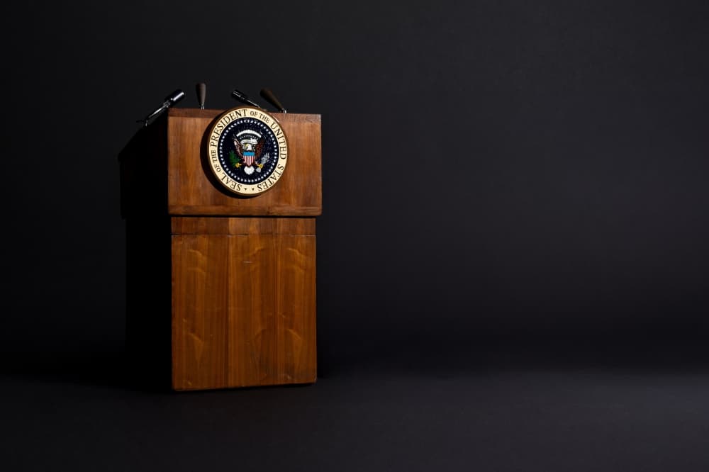 Space Center Houston authenticates, displays moon speech lectern