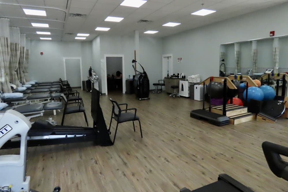 Patient exercise room at Triumph Physical Therapy & Wellness Center in Highland Village
