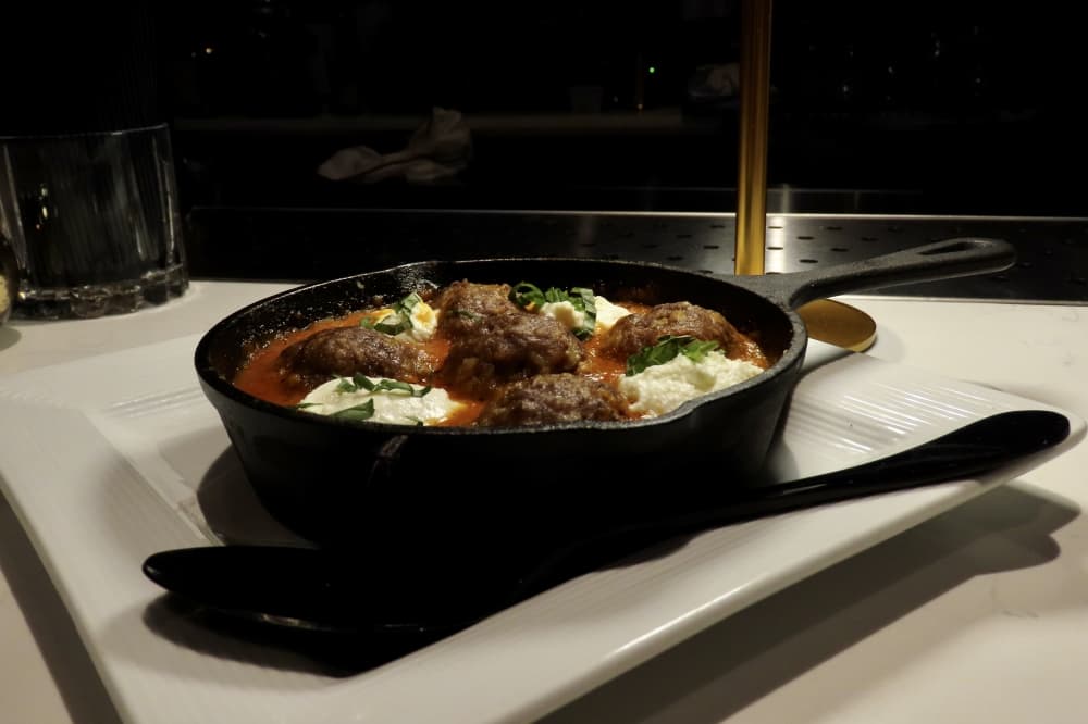 Serving of meatballs at The Wilfred in Plano