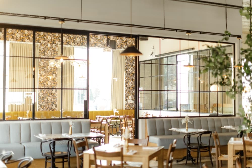 Room inside Sip + Savor