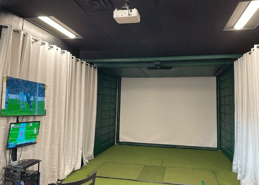 Veteran-owned Pin Seeker's Golf Lounge offers virtual game simulators
