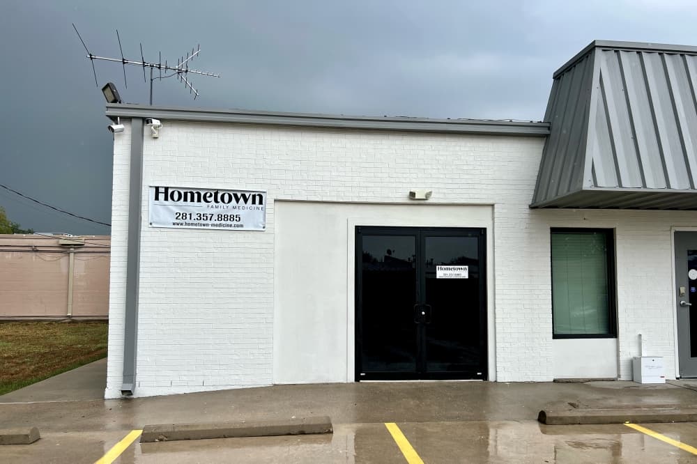 Hometown Family Medicine new location: white building
