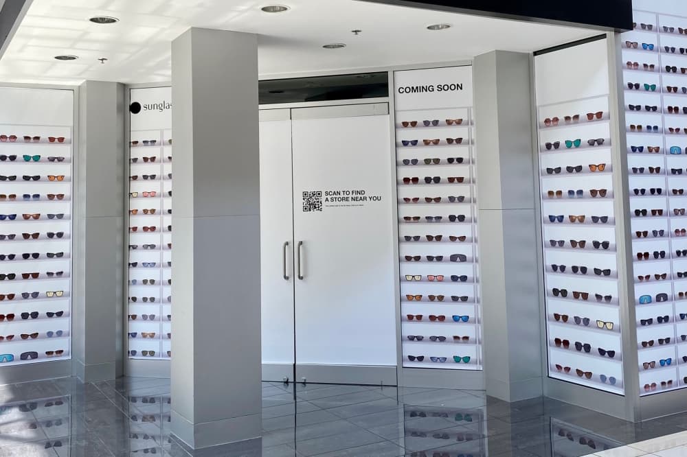 Sunglass Hut undergoing renovations at Deerbrook Mall