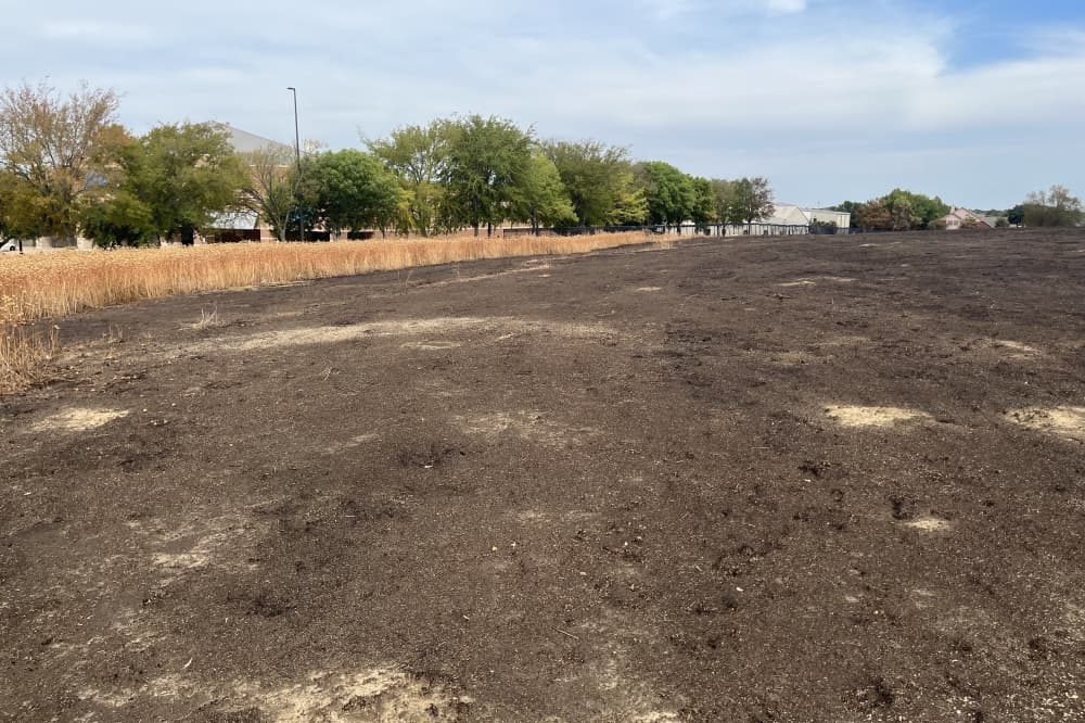 Flower Mound’s namesake area hit with grass fire