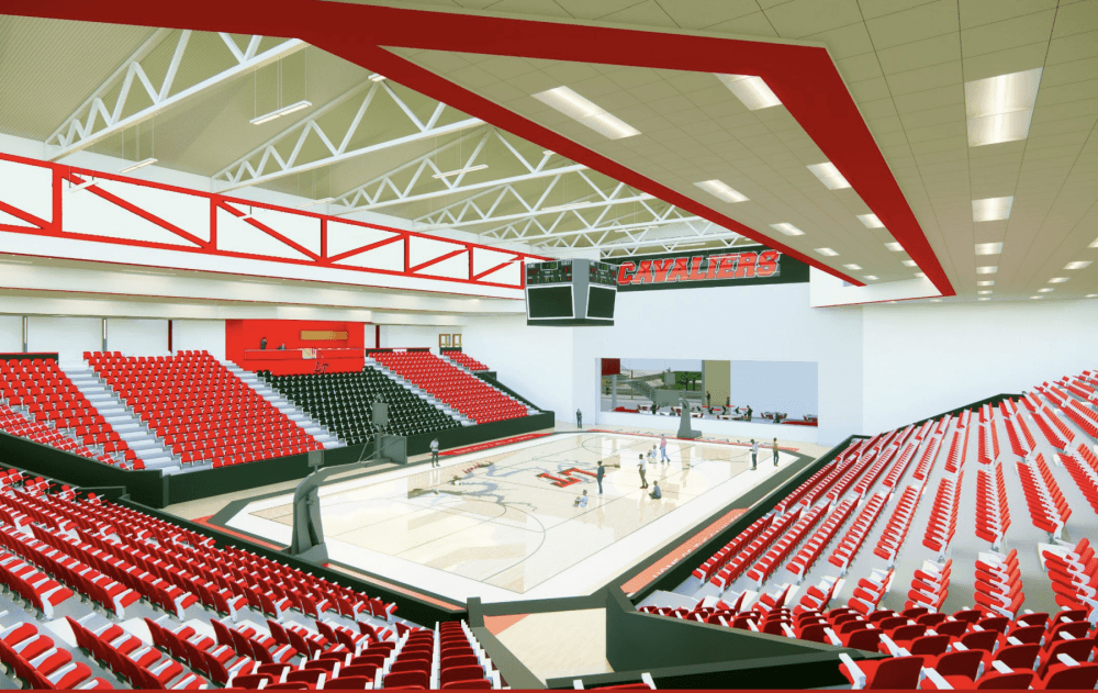 rendering of interior of arena