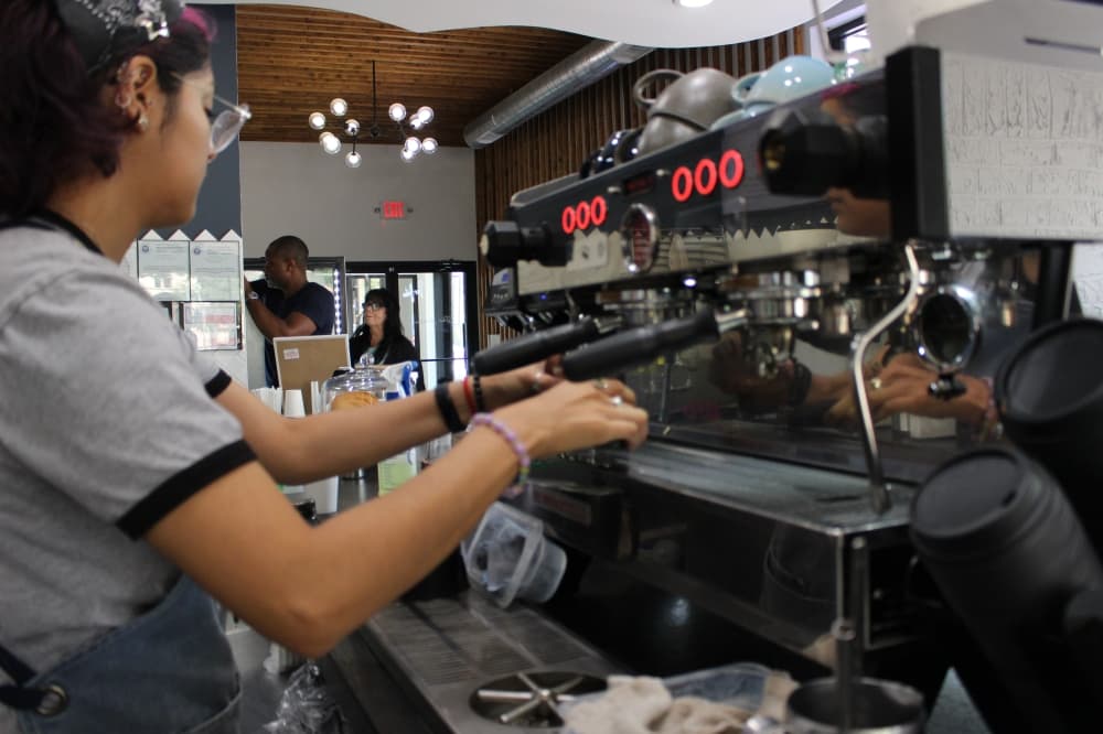 Making espresso