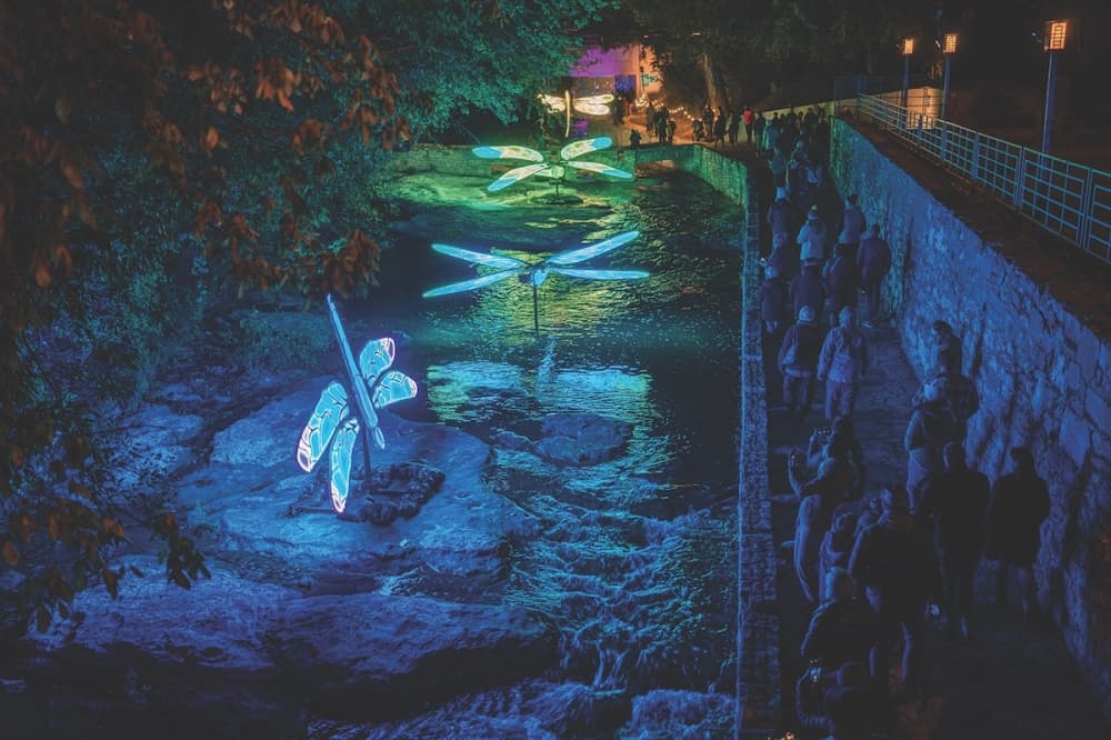 See 6 illuminated, immersive art installations in November at Creek Show in Austin