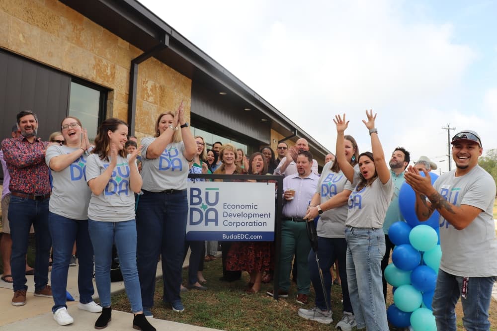 Buda EDC celebrates rebrand, remodel at City Hall