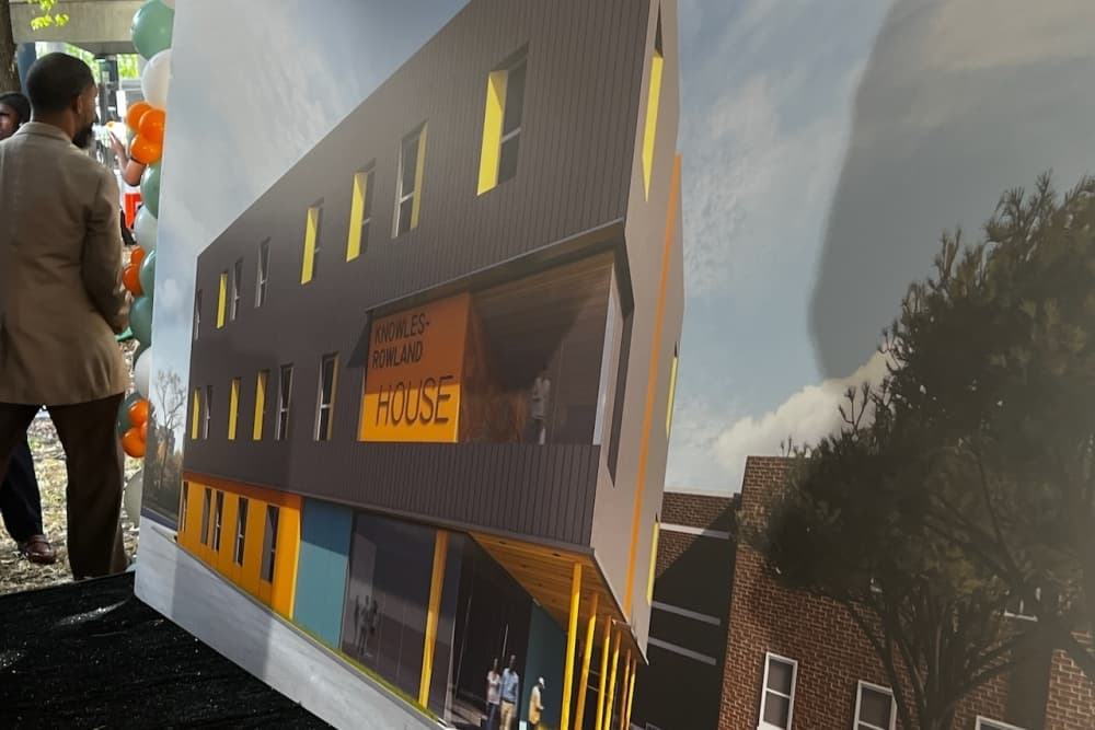 A rendering of the Knowles-Rowland House. 