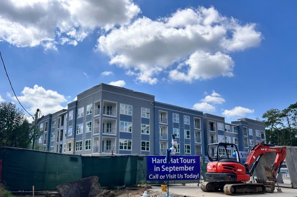 Neuhaus getting ready to end construction. (Shaheryar Khan/Community Impact)