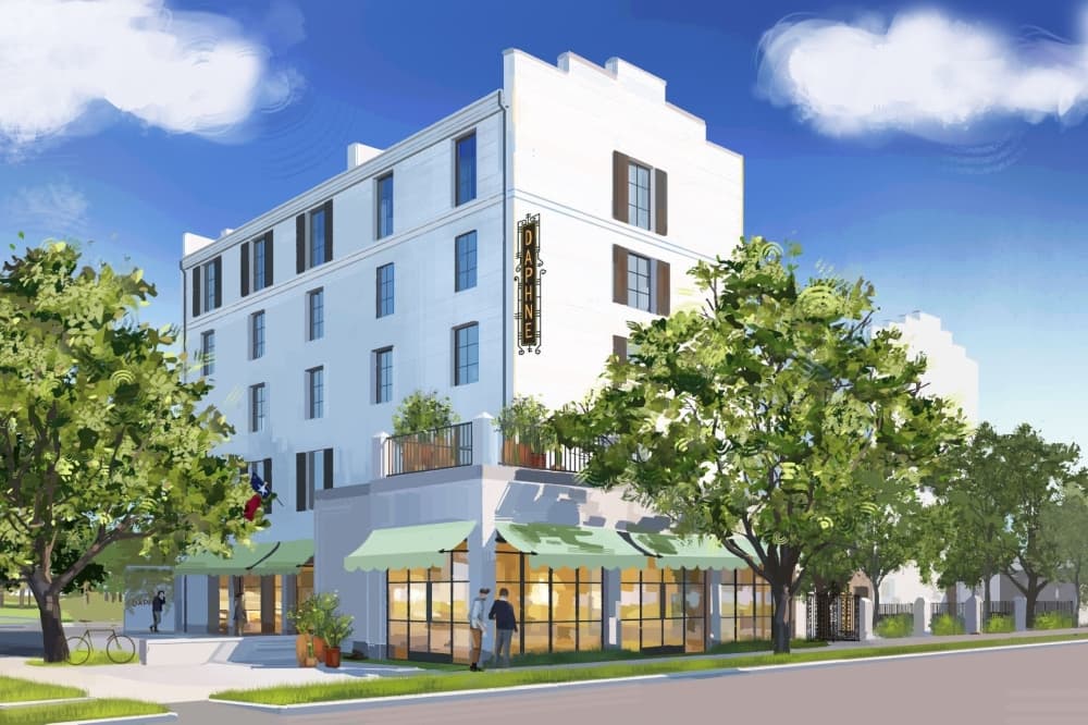 European-inspired Hotel Daphne breaks ground in the Heights