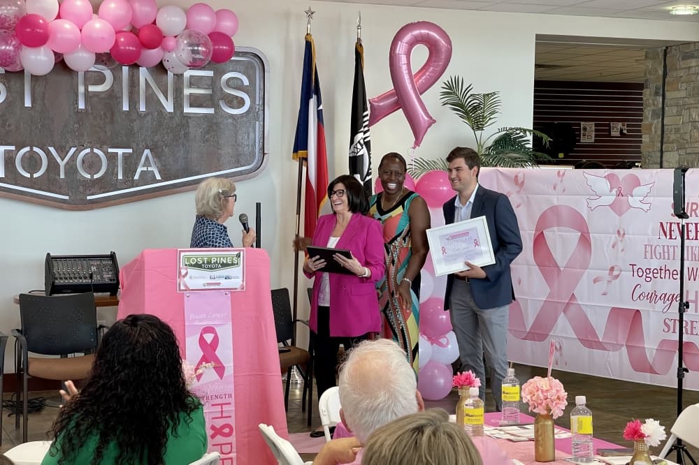 A breast cancer awareness event.
