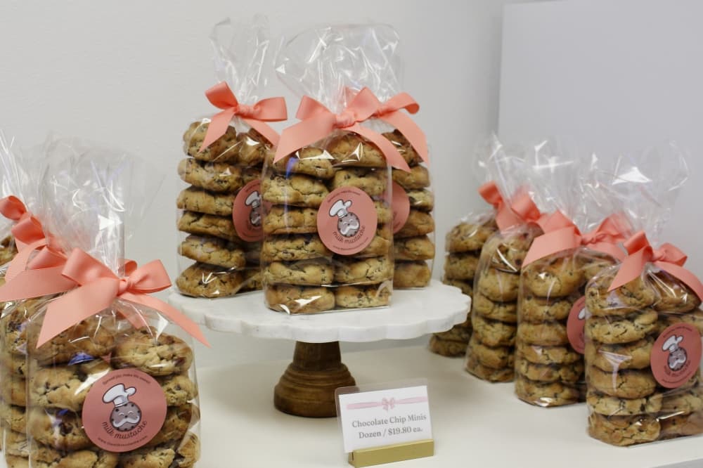 mini cookies in bags