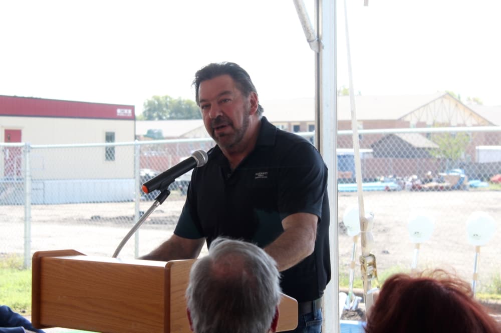 George Fuller speaking