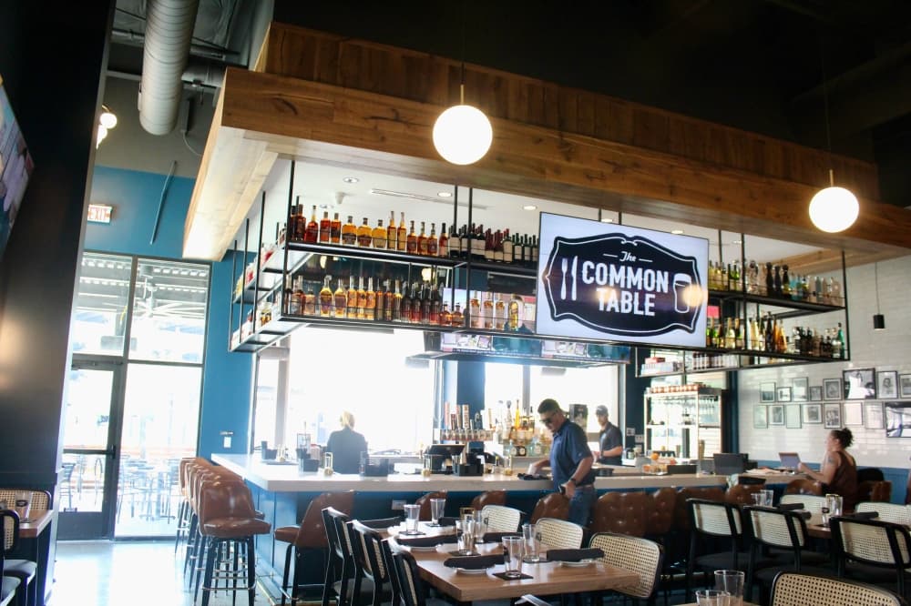 The Common Table McKinney interior bar