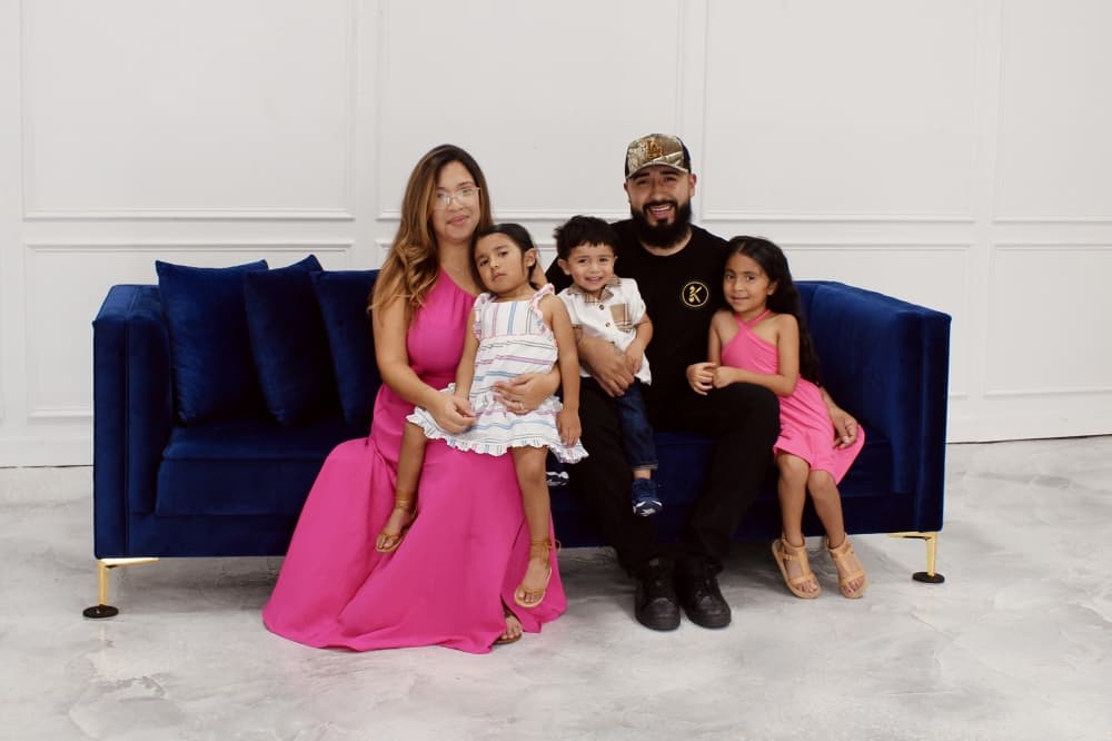 Karina Torres and family