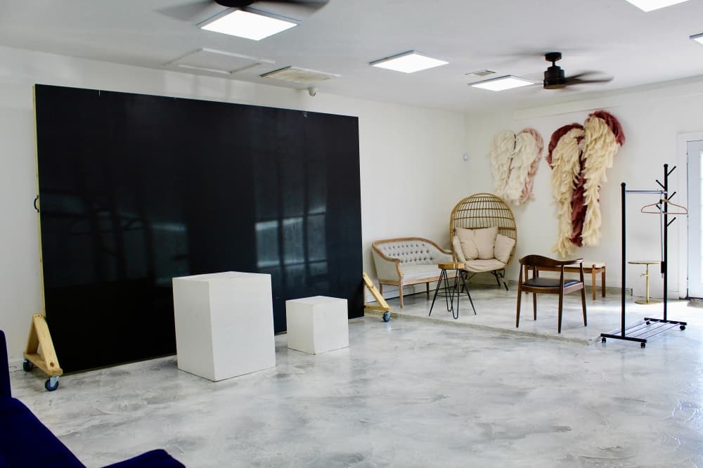 White studio space