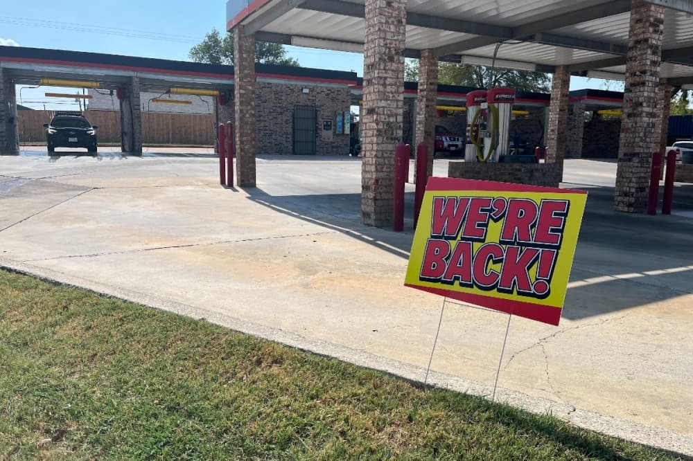 Grapevine Car Wash reopens after suffering tornado damage