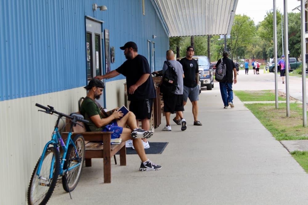Veterans residing at Camp Hope