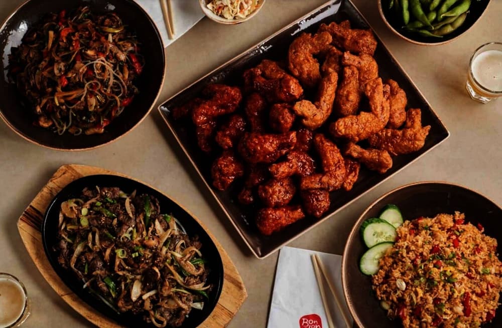 Bonchon serving Korean fried chicken in Webster