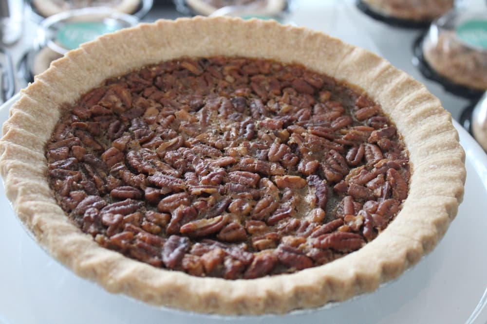 pecan chocolate pie. 