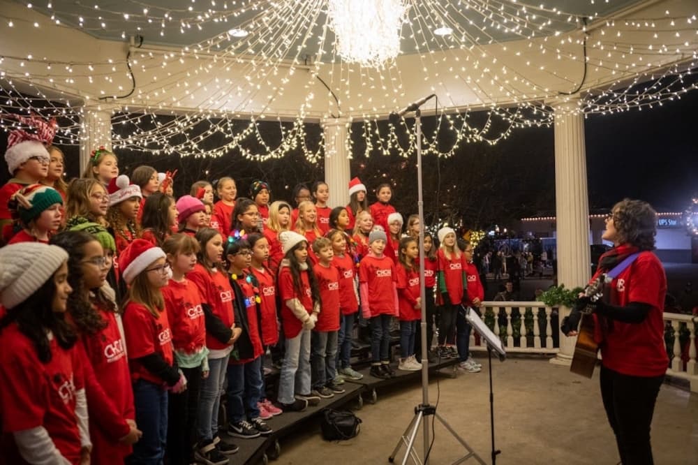 Children singing