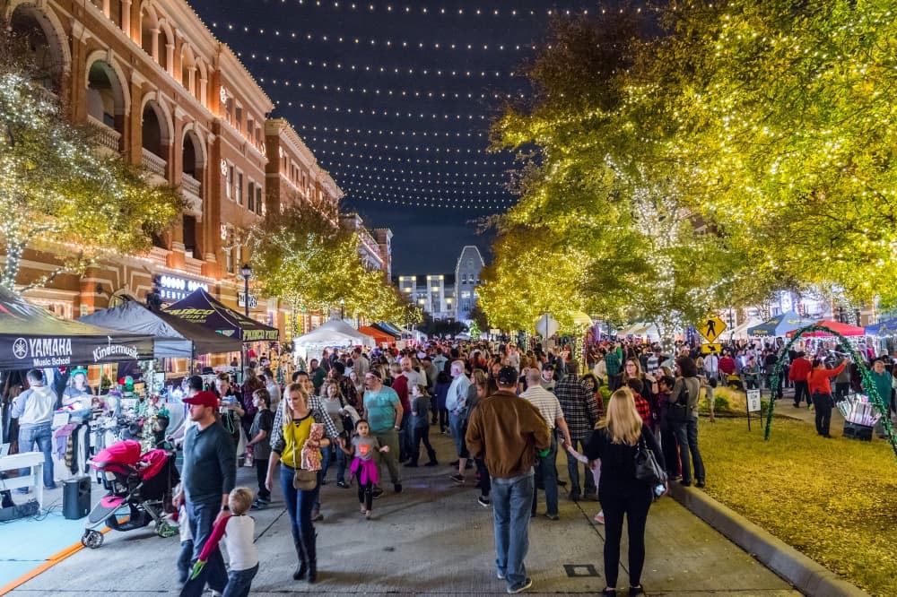 People experiences Merry Main Street. 