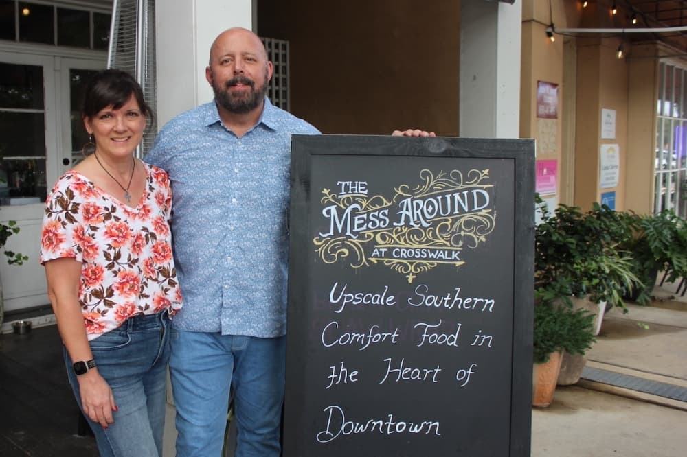 The Mess Around at Crosswalk serves upscale Southern cuisine in New Braunfels