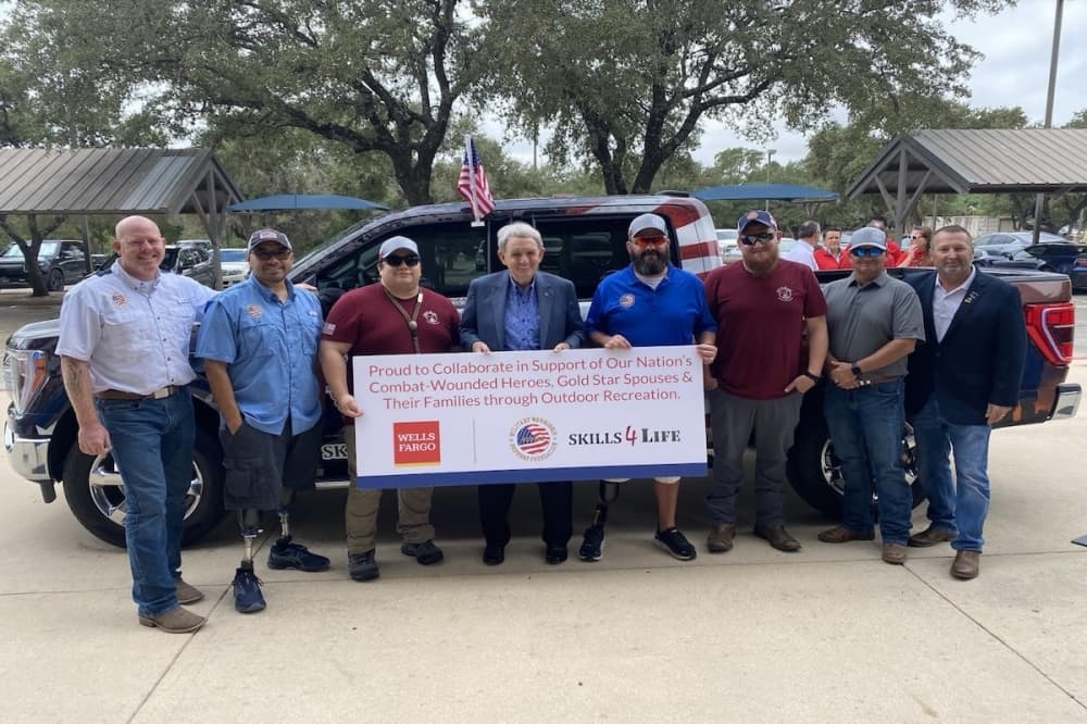 San Antonio veterans nonprofit receives a payment-free vehicle from Wells Fargo