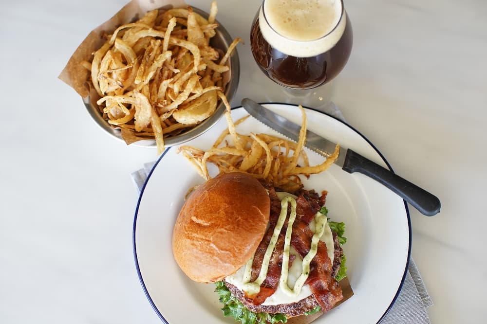 The avocado ranch burger from Haystack.