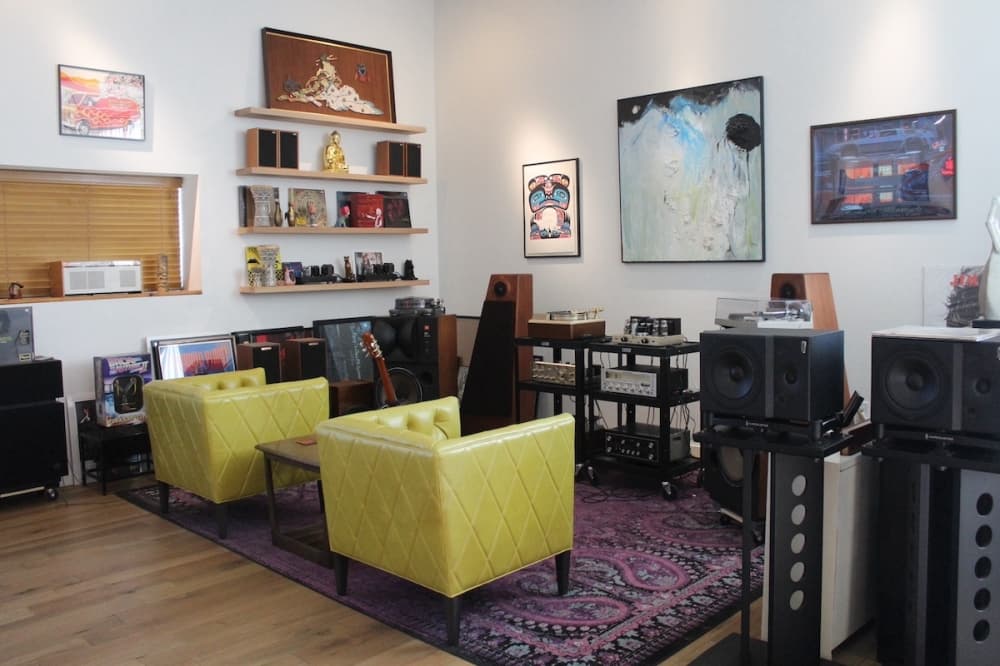 Stereo systems with mid-century furniture