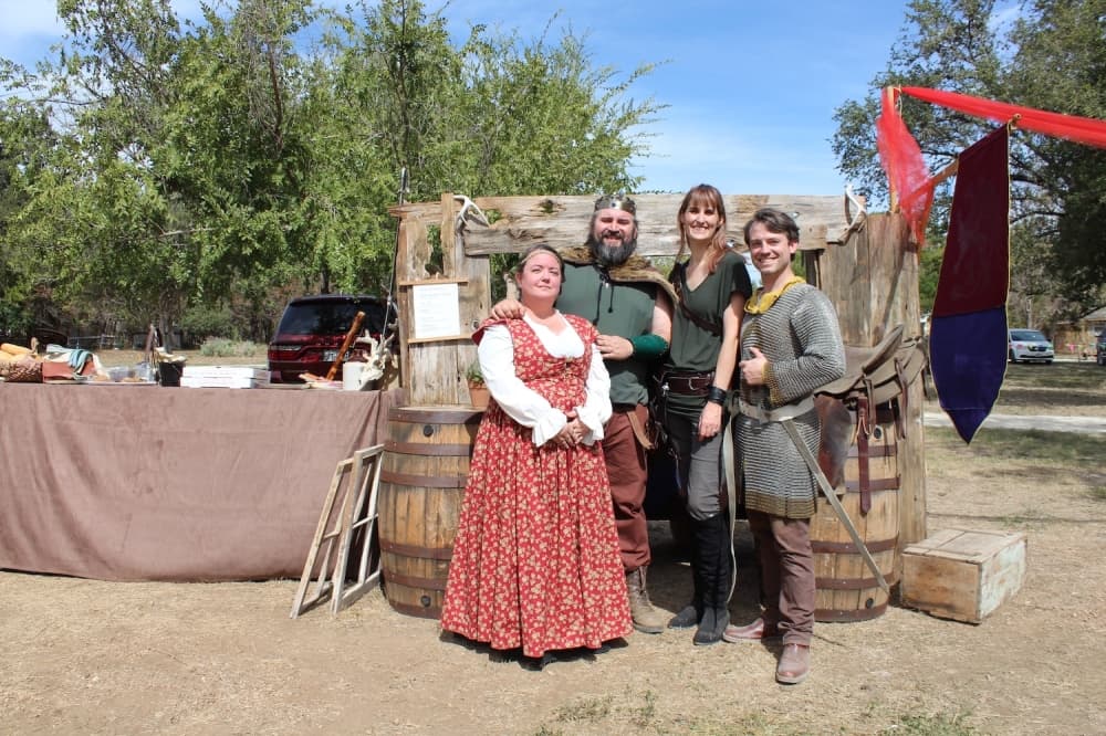 portrait of the organizers of the fair